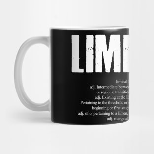 Liminal Dictionary Word Definition Mug